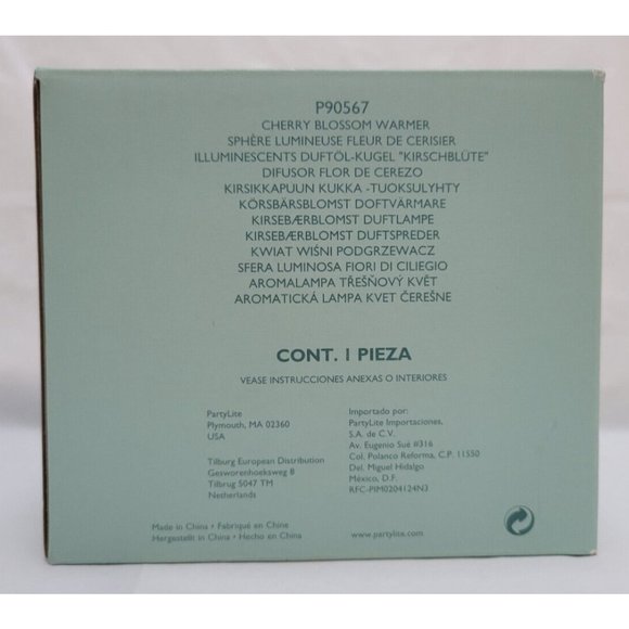 New Partylite P90567 Cherry Blossom Warmer Candle Oil Warmer - Picture 11 of 14